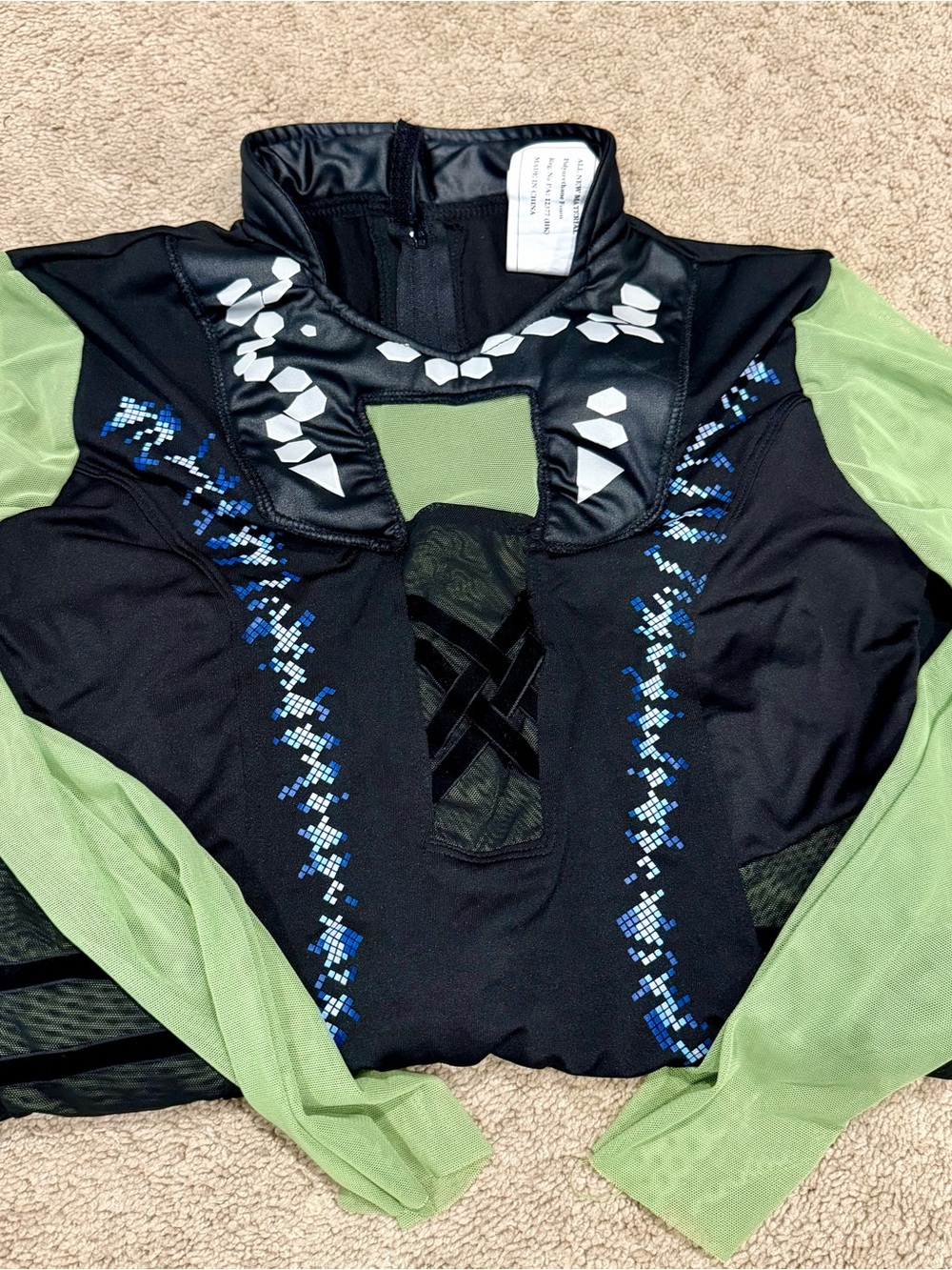 Marvel Gamora Guardians Of The Galaxy Costume Girls Sz L Halloween Cosplay - Picture 1 of 9